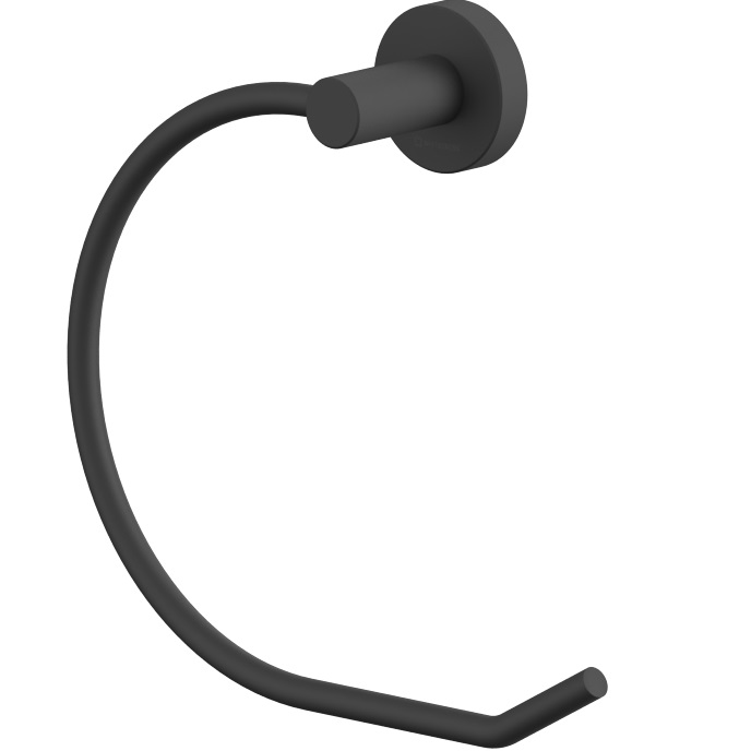 Полотенцедержатель- кольцо Whitecross Ergo ER2254BL (черный матовый)