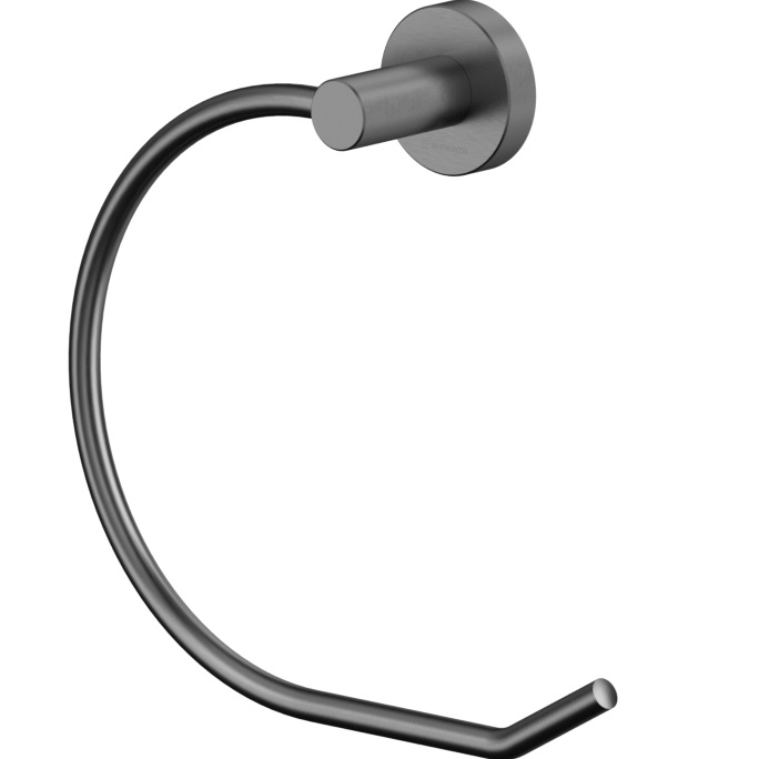 Полотенцедержатель- кольцо Whitecross Ergo ER2254GM (оружейный металл PVD)