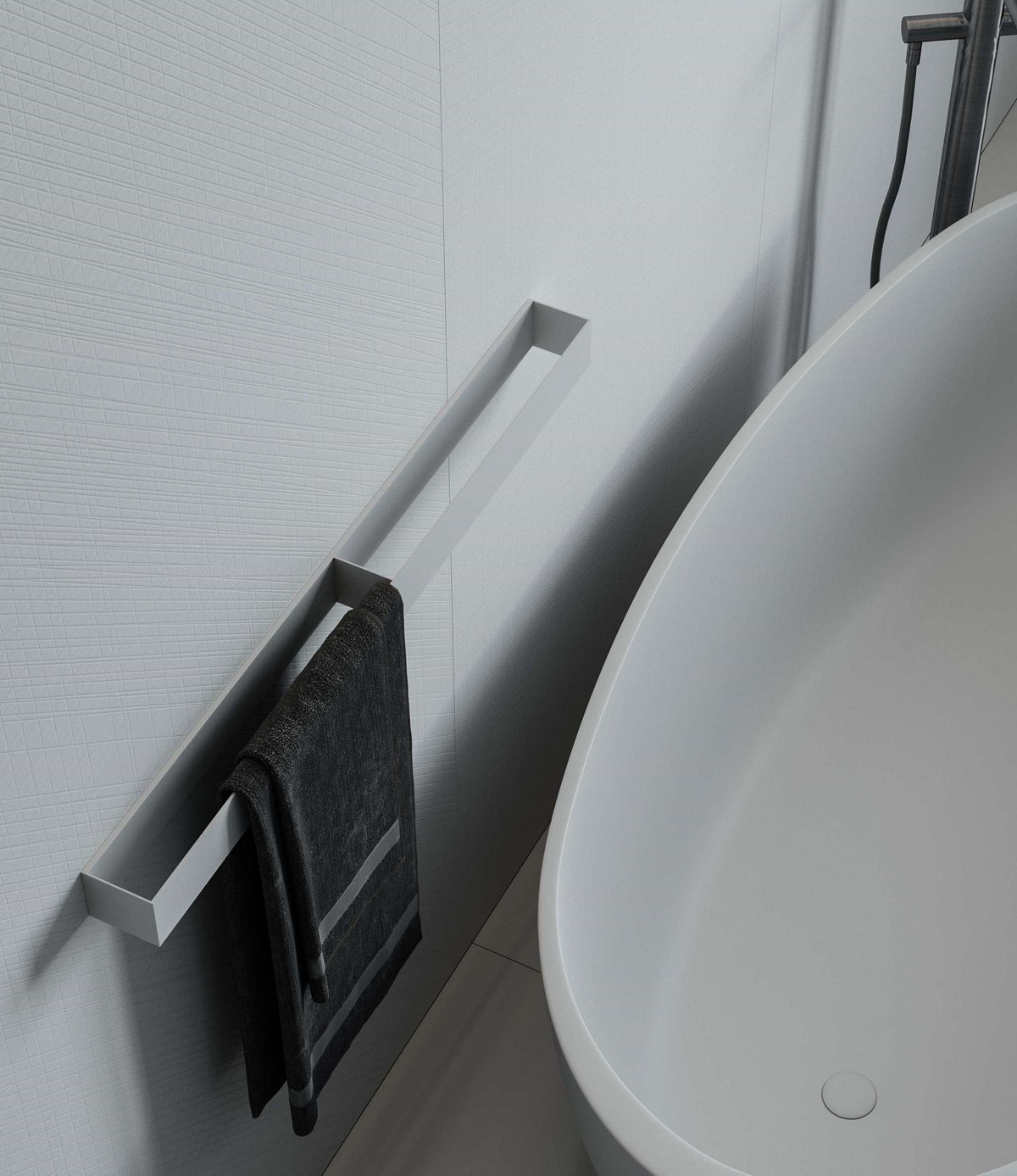 Полотенцедержатель Tezza Рэта 30 см (белый)