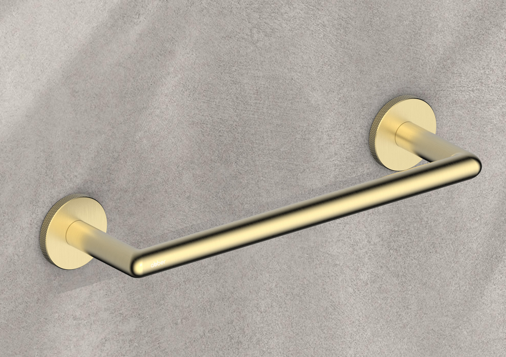 Полотенцедержатель 28.5 см Abber Pol 316 AA1953BG (светлое золото брашированное)