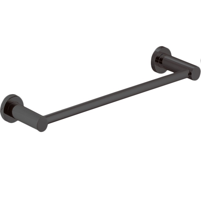 Полотенцедержатель 30см Fima Carlo Frattini Rotola F6000/30CS (черный хром брашированный)