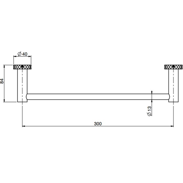 Полотенцедержатель 30см. Fima Carlo Frattini Accessori F6000T/30VOR (золотой)