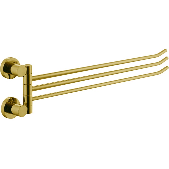 Полотенцедержатель 42.6см. поворотный подвесной Fima Carlo Frattini Rotola F6002/2OR (золотой)