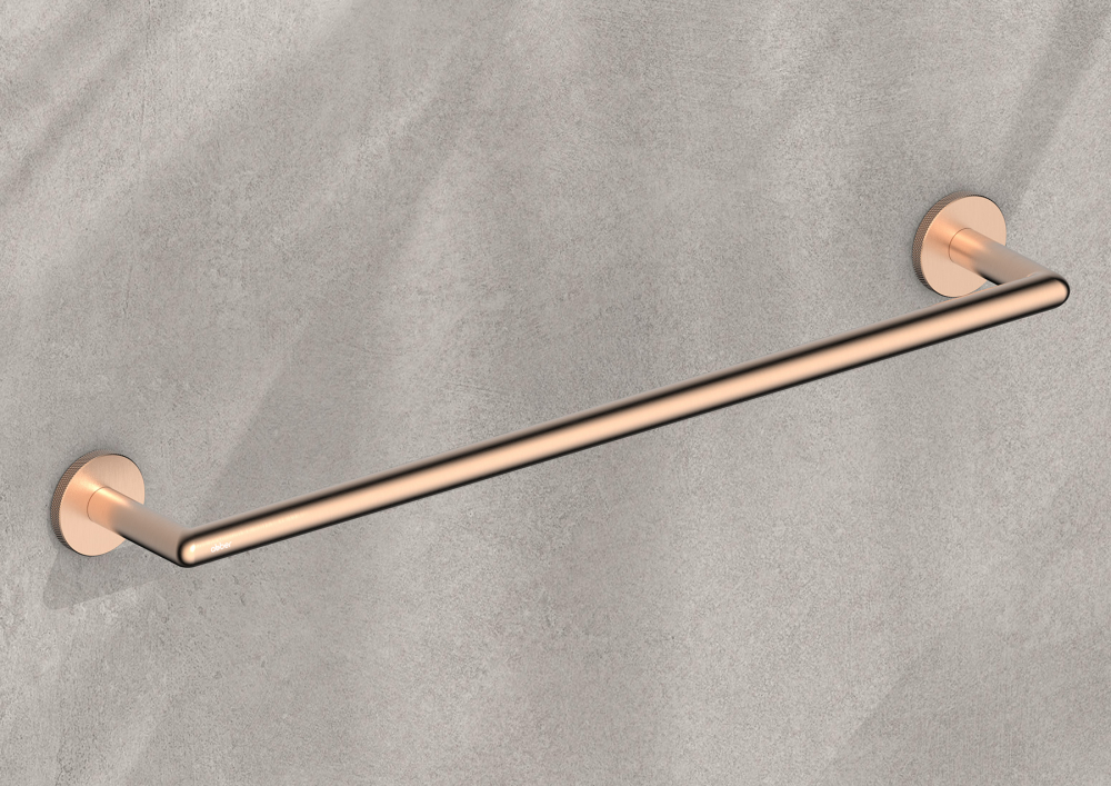 Полотенцедержатель 49.5 см Abber Pol 316 AA1954BRG (розовое золото брашированное)