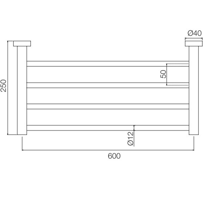 Полотенцедержатель 60см Fima Carlo Frattini Rotola F6002/3CR (хром)