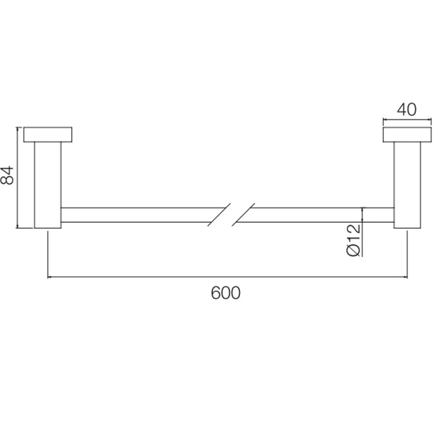 Полотенцедержатель 60см. Fima Carlo Frattini Accessori F6000T/60VOR (золотой)