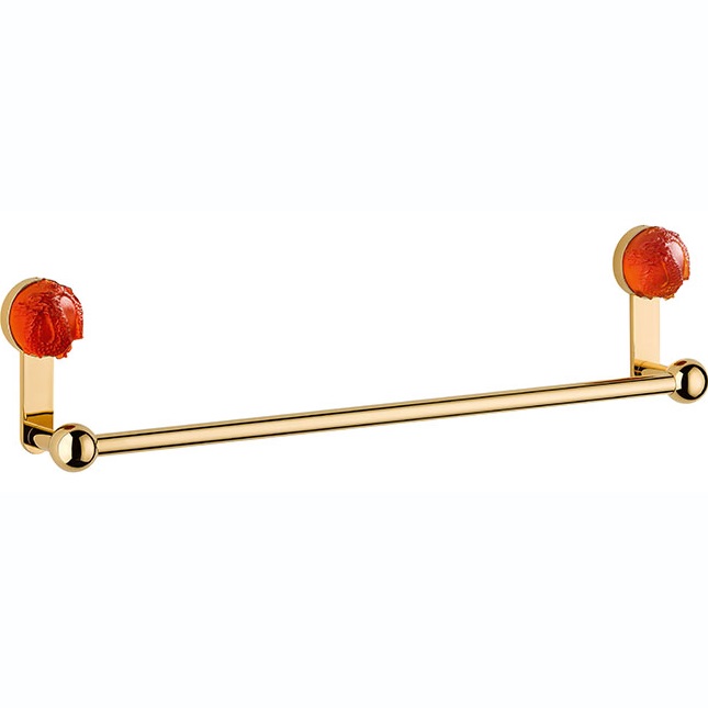 Полотенцедержатель 60 см. THG Dragon Sun U5D-F01-514/60 (золотой, оранжевый хрусталь)