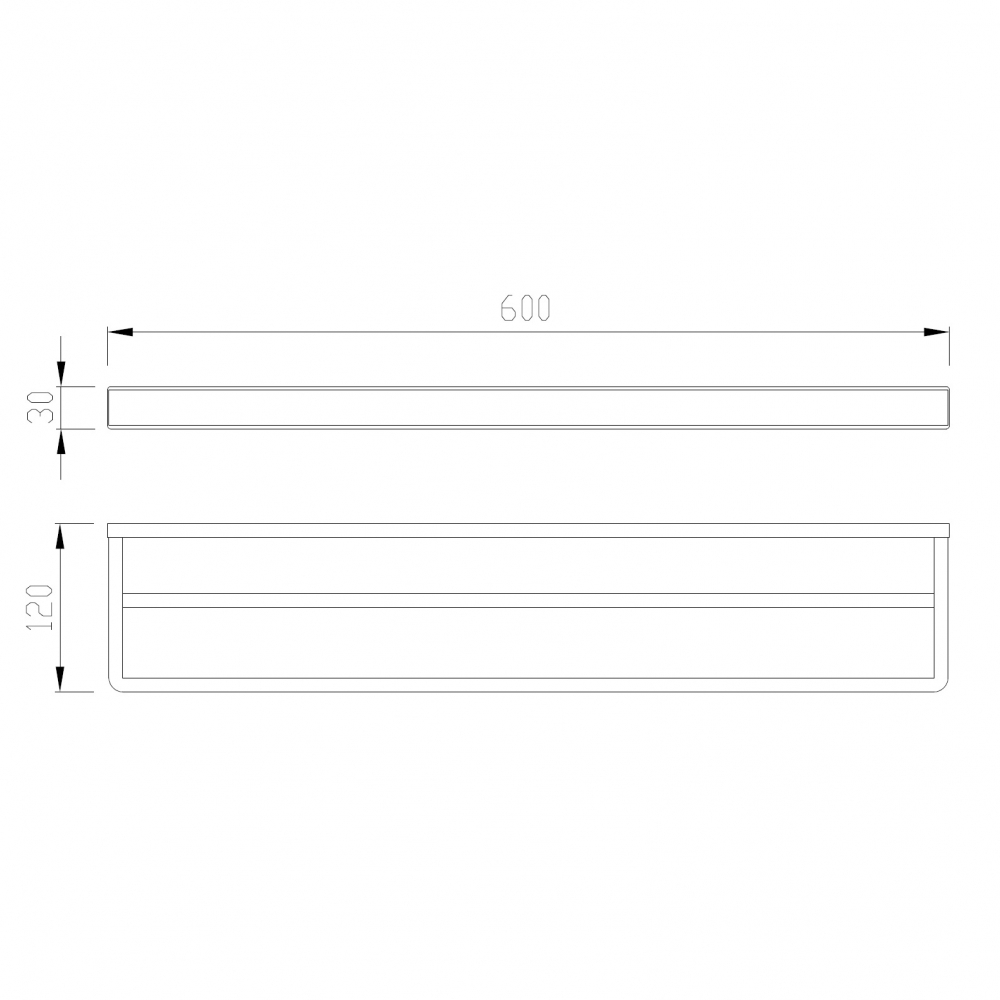Полотенцедержатель Abber Westen AA1756G (золотой матовый), двойной