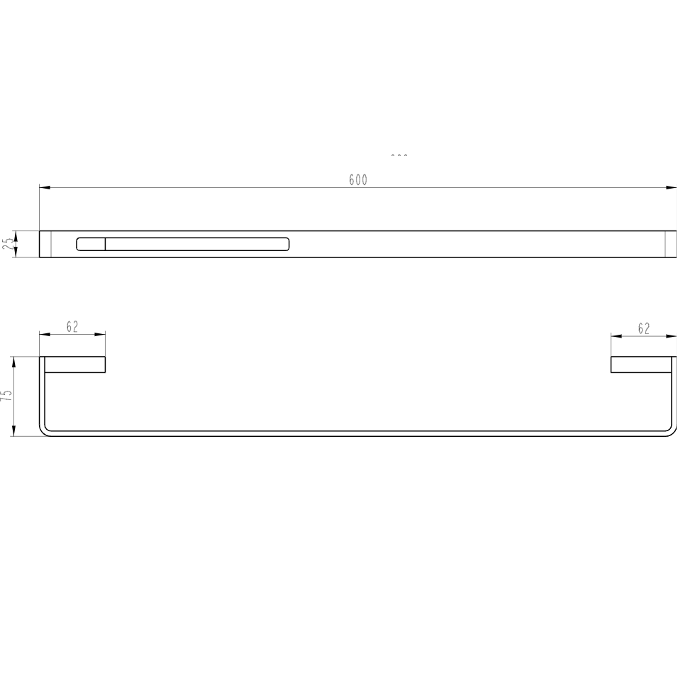 Полотенцедержатель Boheme Q 10942-G 60см (золотой)