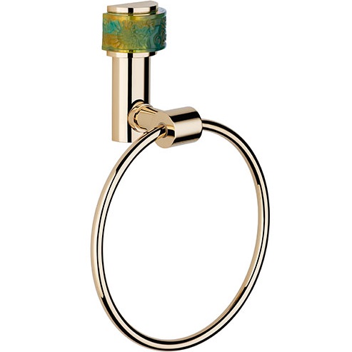 Полотенцедержатель кольцо 18 см подвесной THG Island U5B-F30-504N (золотой)