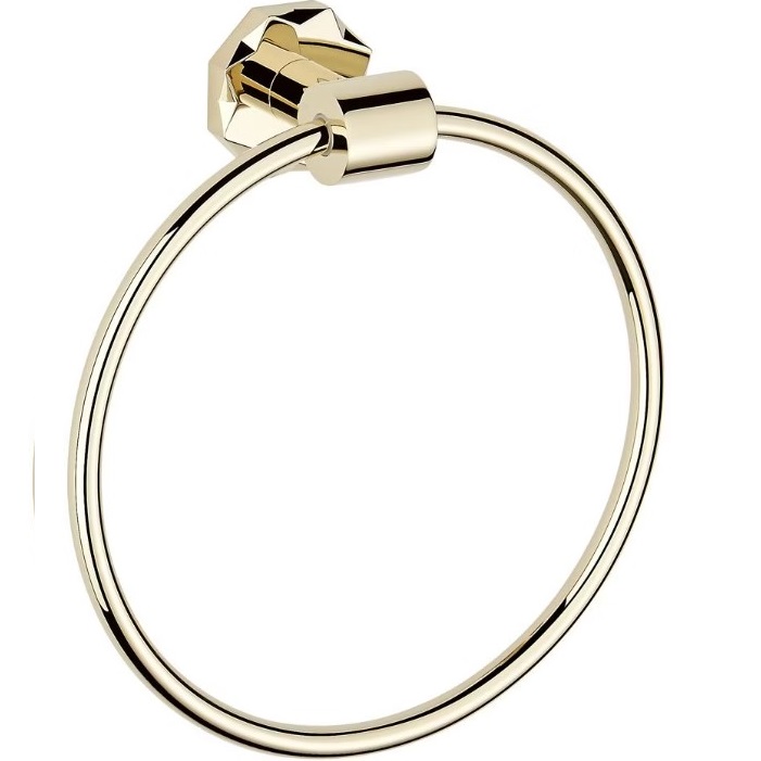 Полотенцедержатель кольцо 18см подвесной THG Nihal Porcelaine Ivoire U2N-F30-504N (золотой)