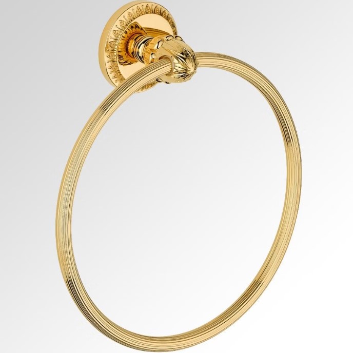Полотенцедержатель кольцо 18 см THG Malmaison Metal U93-F01-504N (золотой)