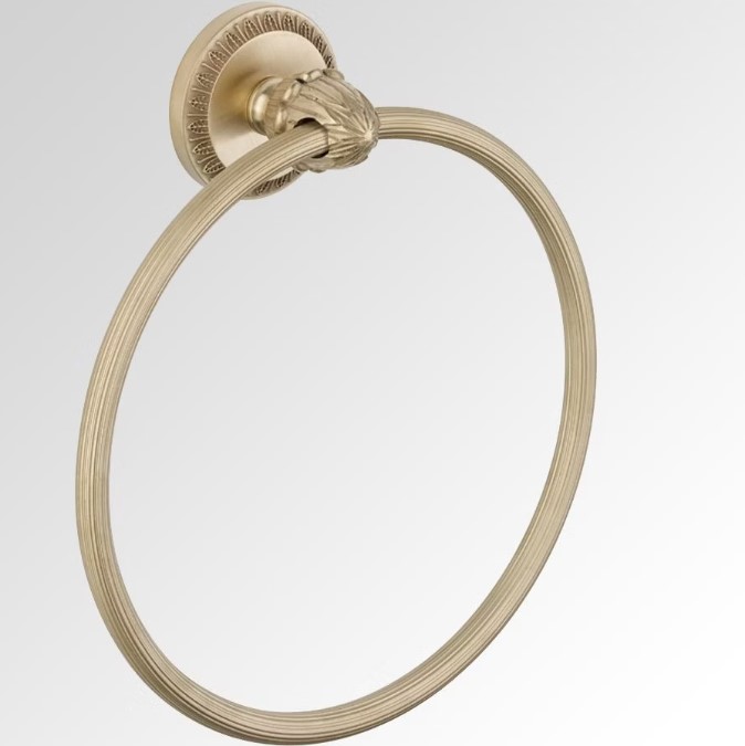 Полотенцедержатель кольцо 18 см THG Malmaison Metal U93-F31-504N (золото матовое)