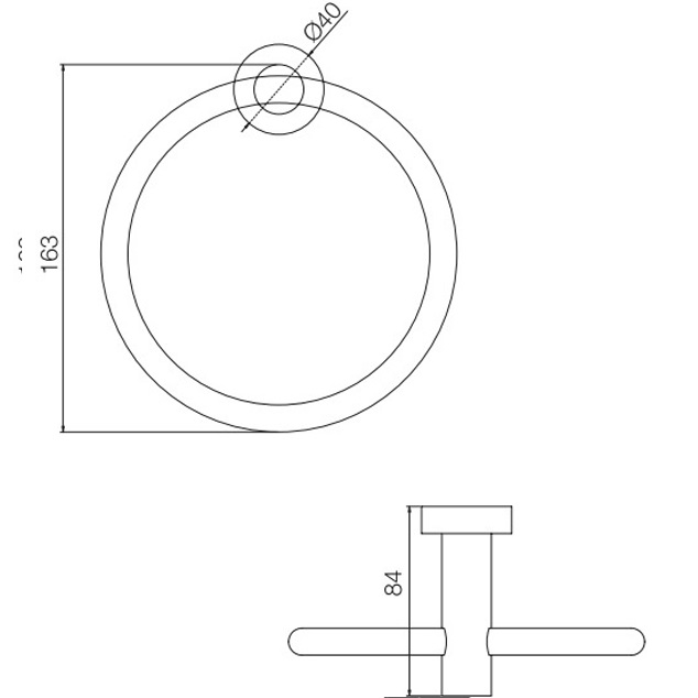 Полотенцедержатель-кольцо Fima Carlo Frattini Rotola F6002/1CR (хром)