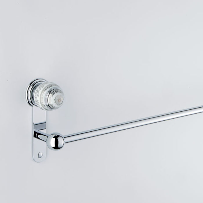 Полотенцедержатель настенный 60см. Marquise platinum decor A7G-A02-514/60 (белый, платина, хром)