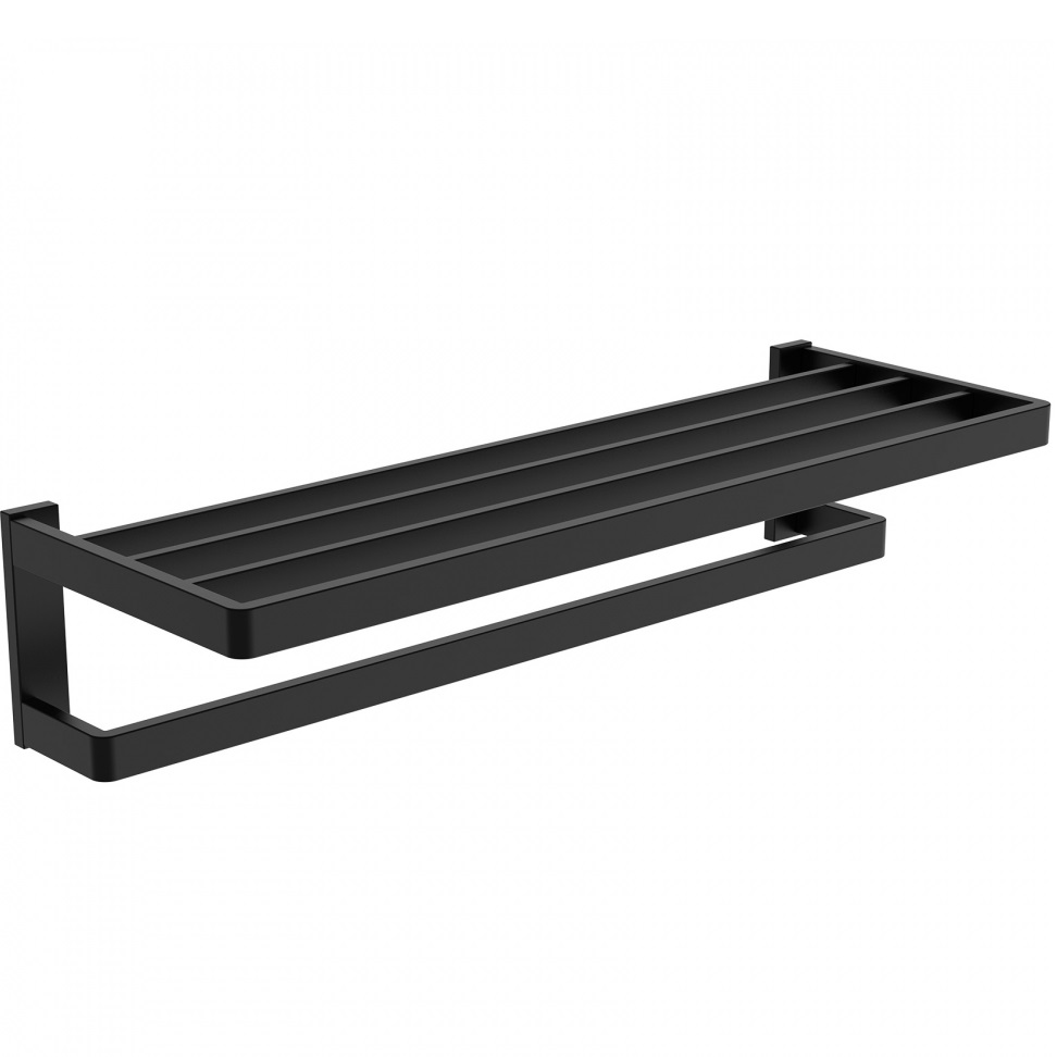 Полотенцедержатель-полка Abber Westen AA1758B (черный матовый)