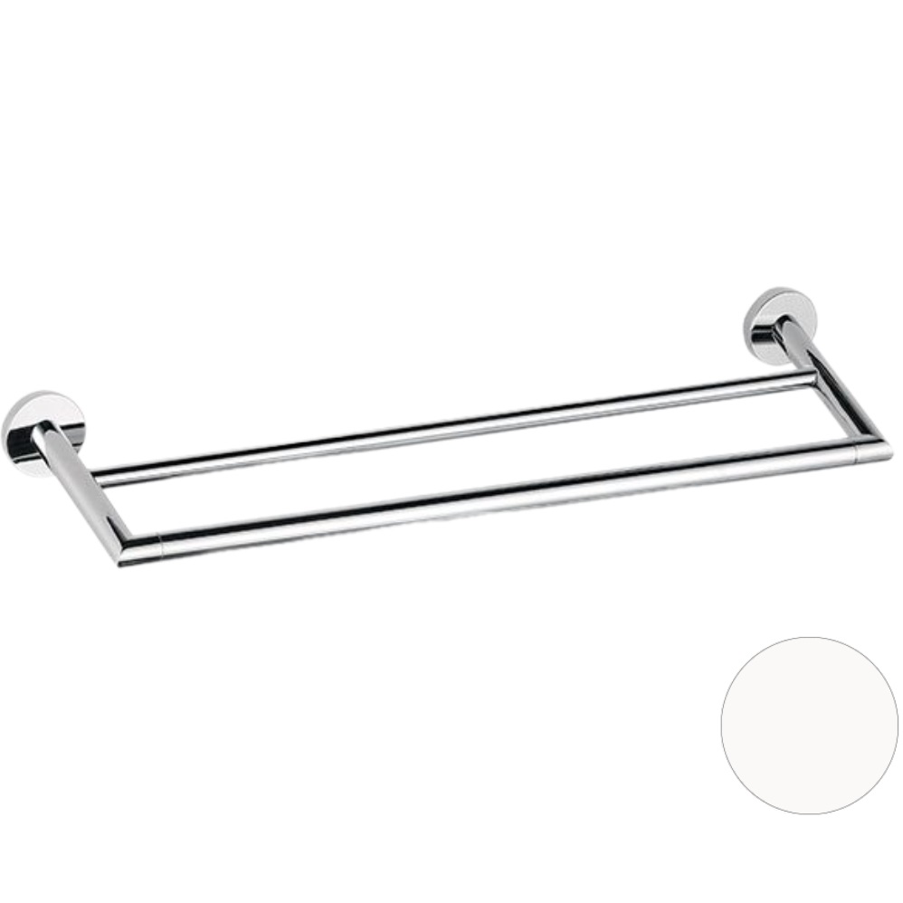 Полотенцедержатель Remer Guest GS33BO (белый матовый), двойной