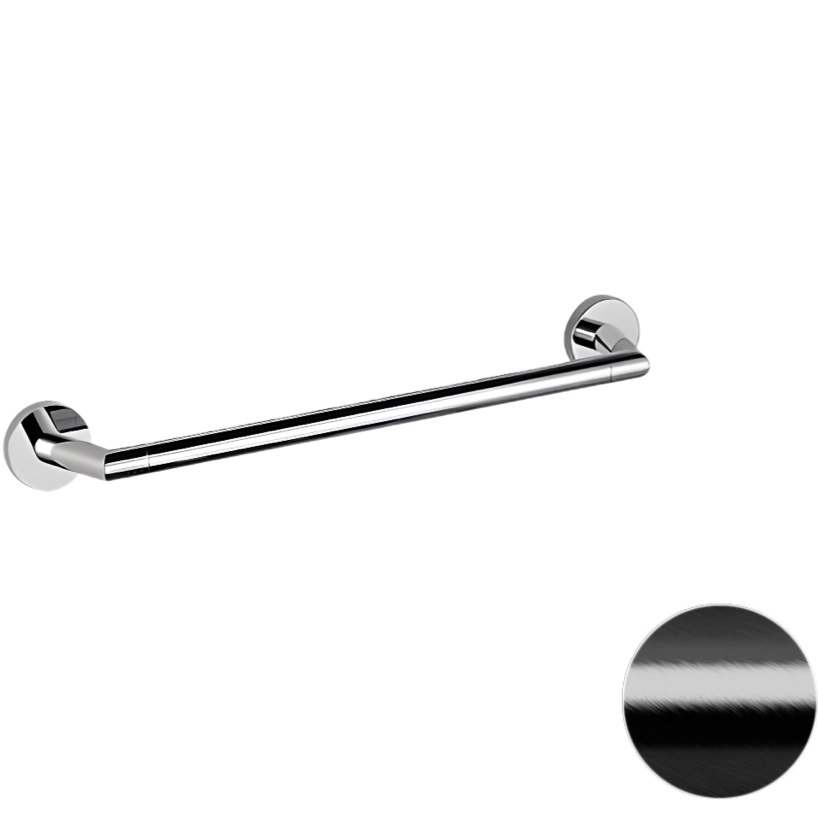 Полотенцедержатель Remer Guest GS40CFP (черный брашированный хром)