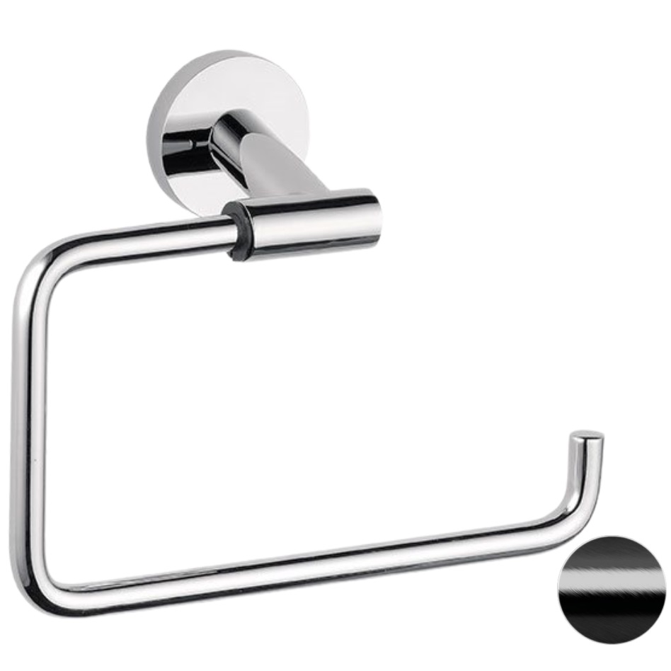 Полотенцедержатель Remer Guest GS44CFP (черный брашированный хром)