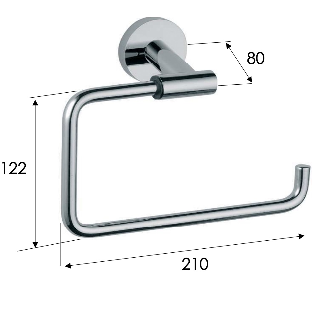Полотенцедержатель Remer Guest GS44DO (золотой)