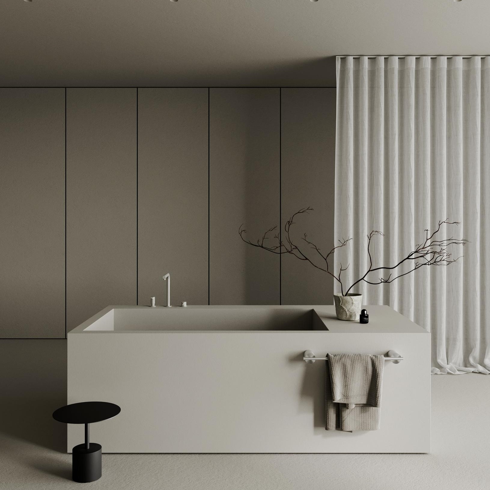 Полотенцедержатель Tezza Art 80 см (нерж. сатинированная сталь)