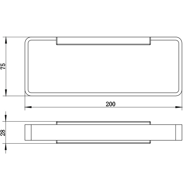 Полотенцедержатель Whitecross Cubo CU2458GL (золотой PVD)