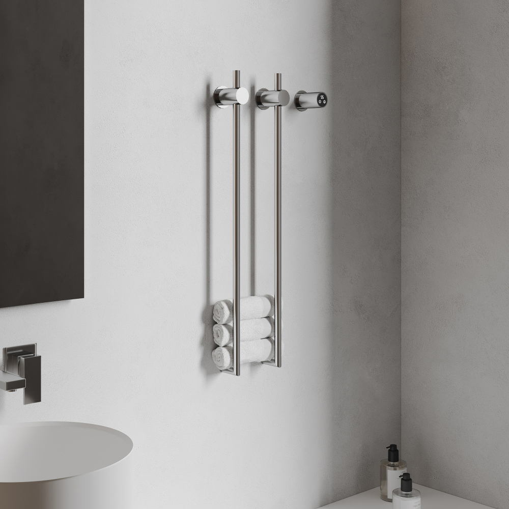 Полотенцесушитель электрический Abber Charme AH4002 34.5x80 (хром)