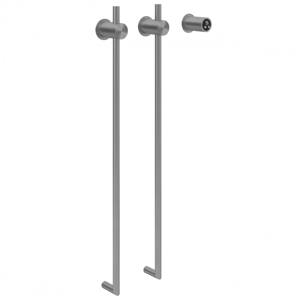 Полотенцесушитель электрический Abber Charme AH4002BST 34.5x80 (сталь брашированная)