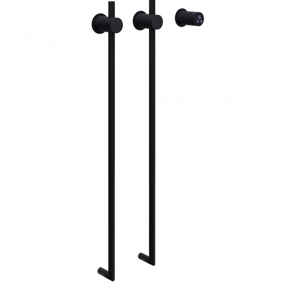 Полотенцесушитель электрический Abber Charme AH4002MB 34.5x80 (черный матовый)