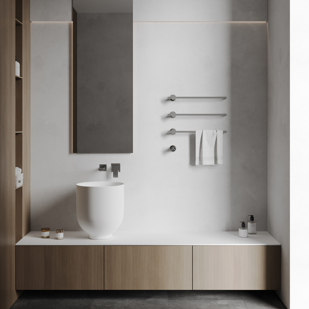 Полотенцесушитель электрический Abber Charme AH4003 52x49.5 (хром)