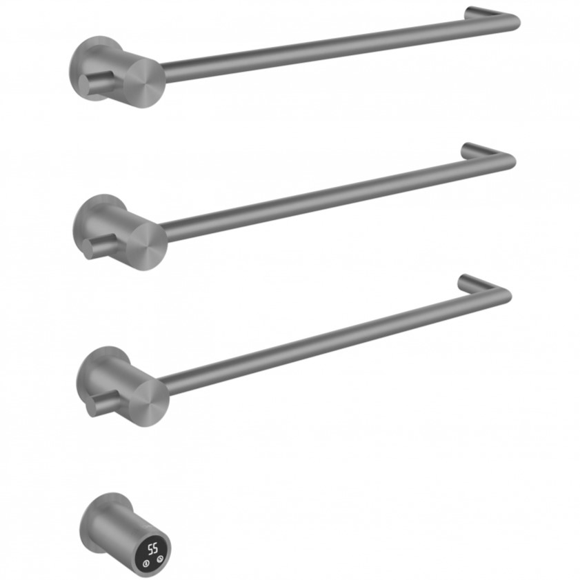 Полотенцесушитель электрический Abber Charme AH4003BST 52x49.5  (сталь брашированная)