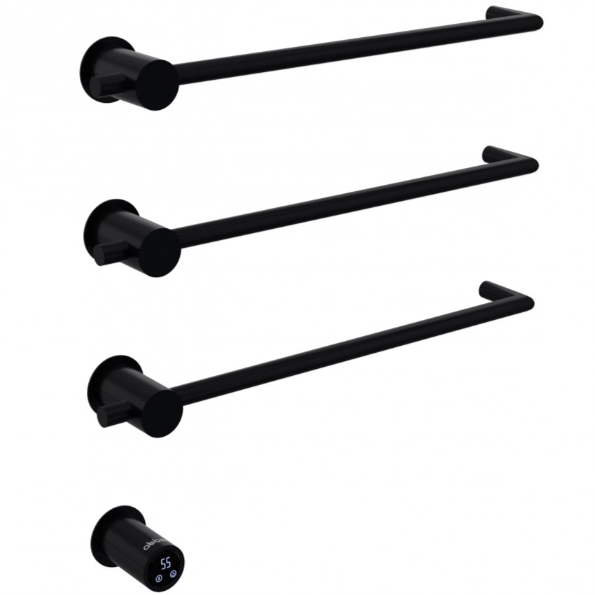 Полотенцесушитель электрический Abber Charme AH4003MB 52x49.5 (черный матовый)