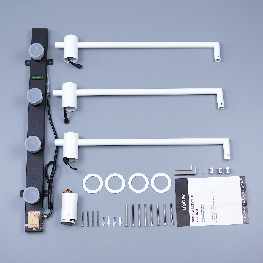 Полотенцесушитель электрический Abber Charme AH4003MW 52x49.5 (белый матовый)