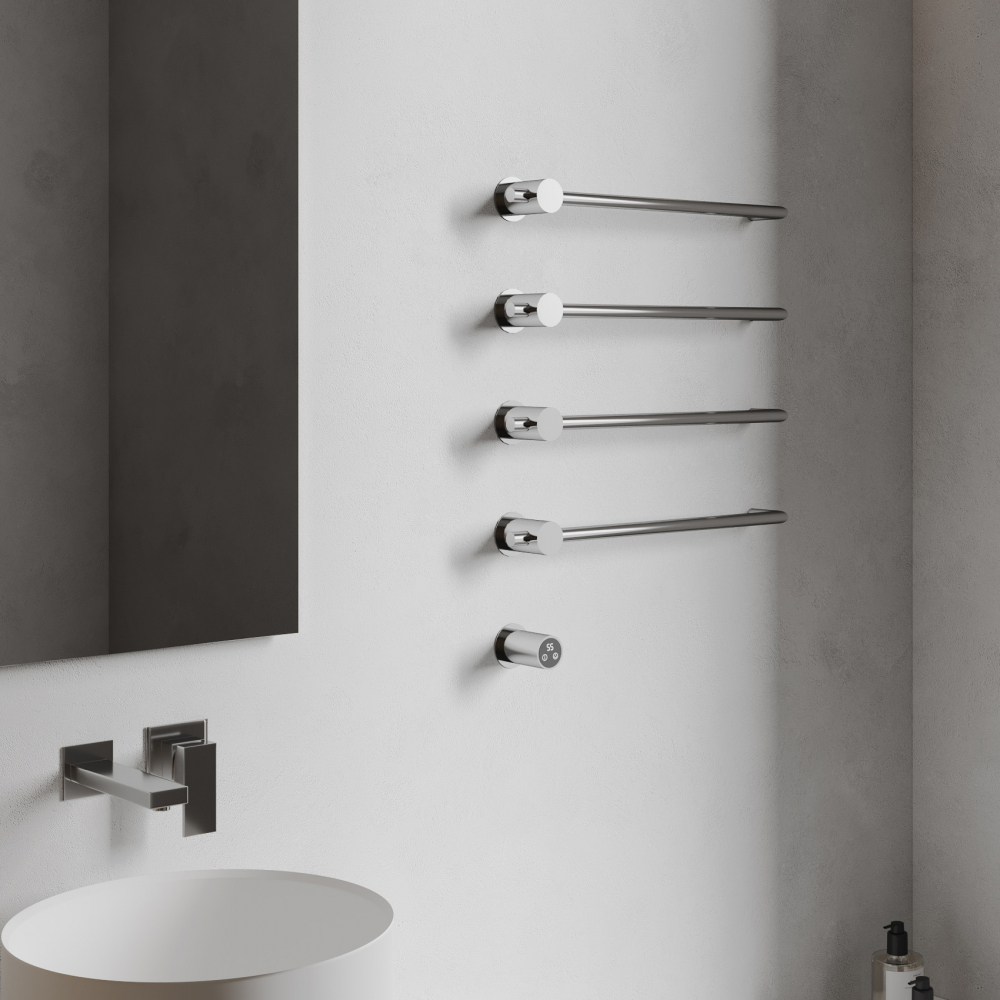 Полотенцесушитель электрический Abber Charme AH4004 52x64.5 (хром)