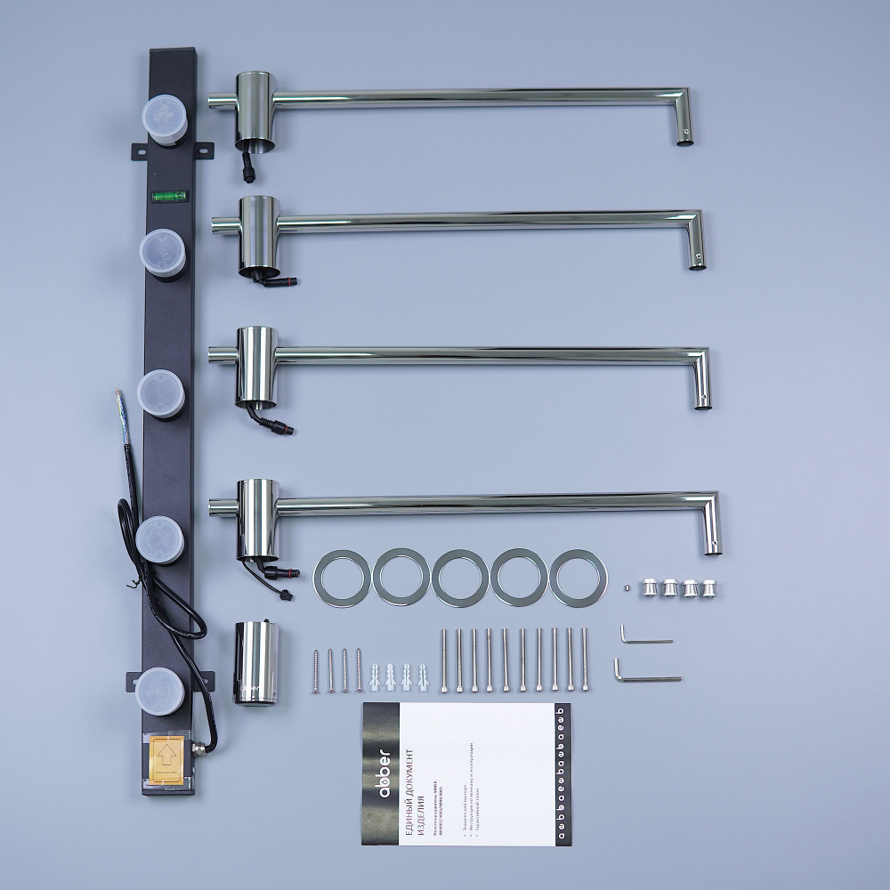 Полотенцесушитель электрический Abber Charme AH4004 52x64.5 (хром)