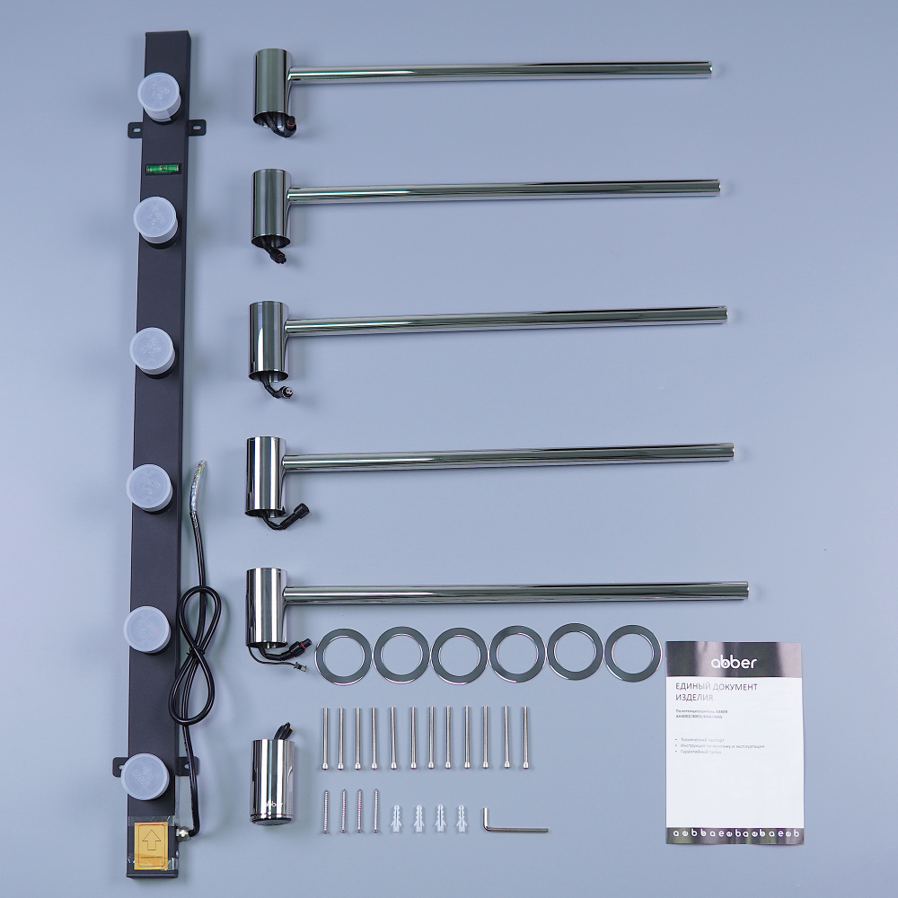 Полотенцесушитель электрический Abber Charme AH4005 52x79.5 (хром)