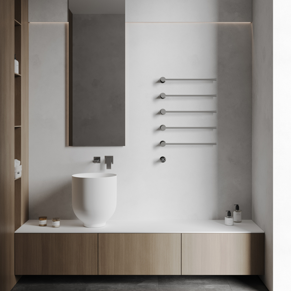 Полотенцесушитель электрический Abber Charme AH4005 52x79.5 (хром)