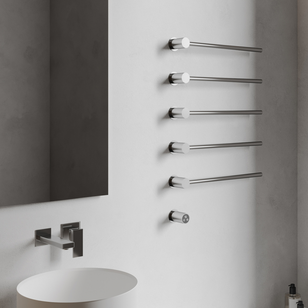 Полотенцесушитель электрический Abber Charme AH4005 52x79.5 (хром)