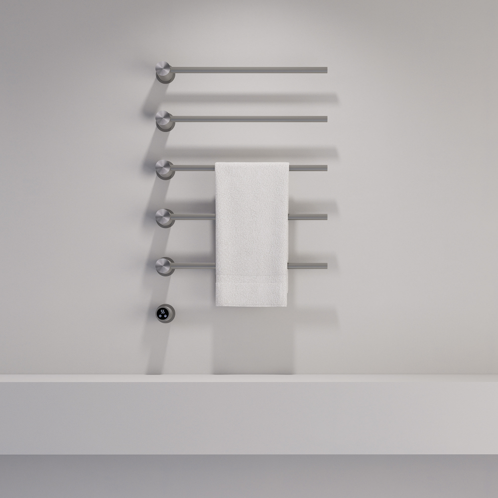 Полотенцесушитель электрический Abber Charme AH4005BST 52x79.5 (сталь брашированная)