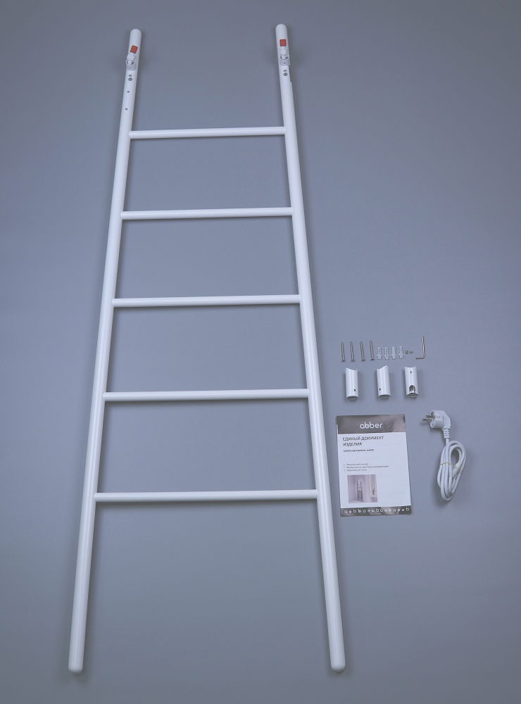 Полотенцесушитель электрический Abber Treppe AH4705MW 53х152 (белый матовый)