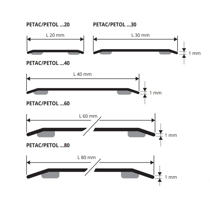 Порог Progress Profiles Proplate PETAСS 60 2.7 м (нерж. сталь), без клеящего слоя