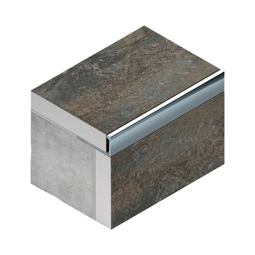 Профиль L-образный алюминий 10 мм Neexy PV02-18 (черный матовый), 2.7 м.