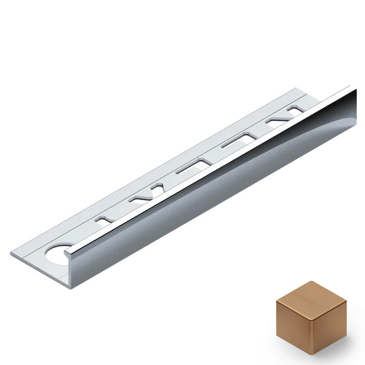 Профиль L-образный алюминий 12.5 мм Neexy PV03-06 (бронза матовая), 2.7 м.