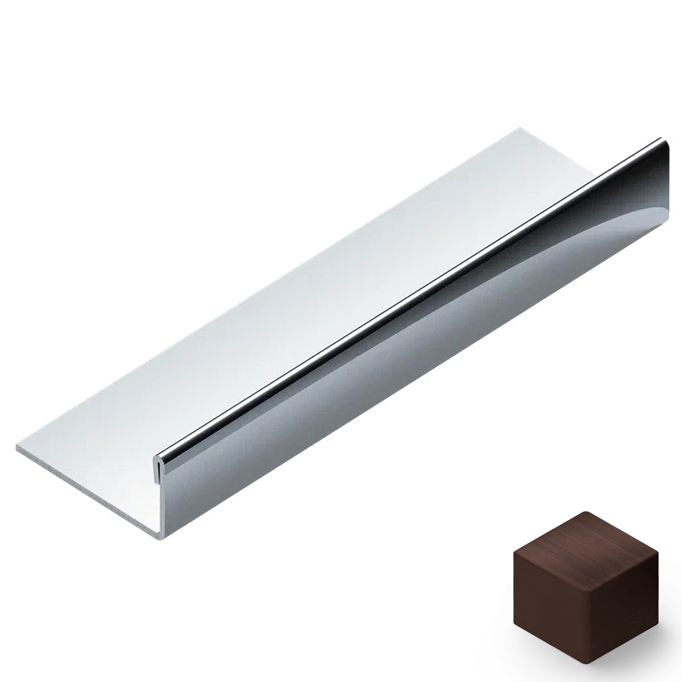 Нерж. сталь антик браш темный