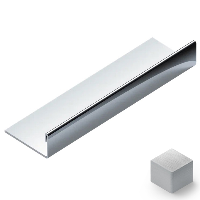 Профиль L-образный нерж. сталь 12.5 мм Neexy PVS94-01 (нерж. сталь браш), 2.7 м.