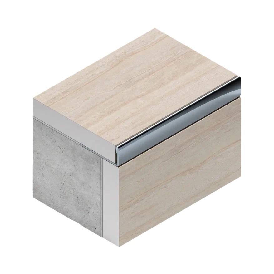 Профиль L-образный нерж. сталь 12.5 мм Neexy PVS94-07 (нерж. сталь антик браш темный), 2.7 м.