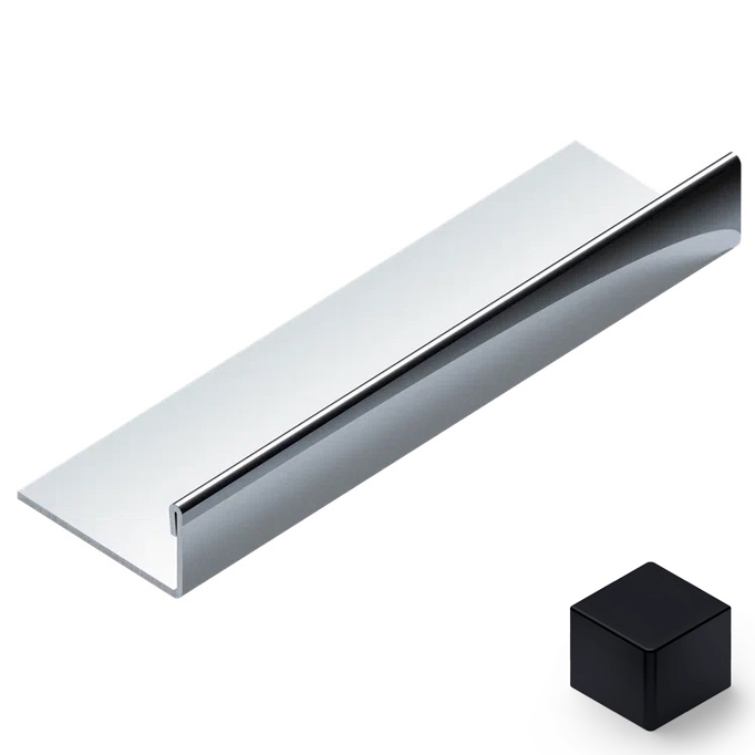 Профиль L-образный нерж. сталь 12.5 мм Neexy PVS94-11 (нерж. сталь оружейный матовый), 2.7 м.