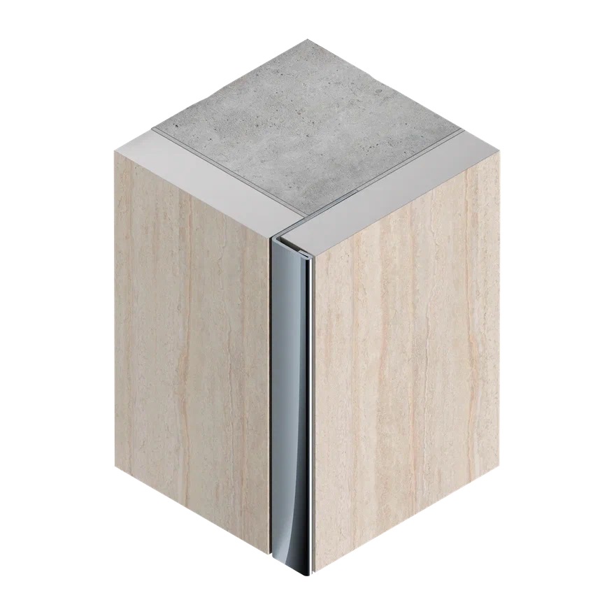 Профиль L-образный нерж. сталь 12.5 мм Neexy PVS94-12 (нерж. сталь тисненый серый), 2.7 м.