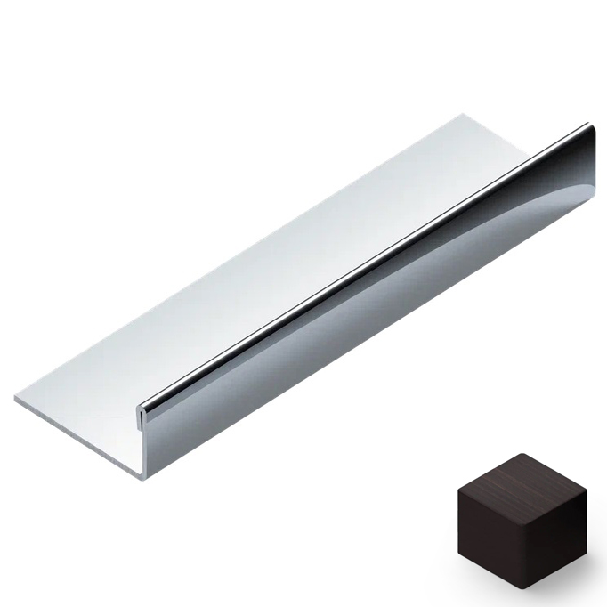 Профиль L-образный нерж. сталь 8 мм Neexy PVS92-09 (нерж. сталь антик бронза), 2.7 м.