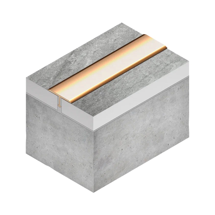 Профиль Т-образный плоский латунь 18 мм Neexy PVL36-05 (антик медь светлая), 2.7 м.